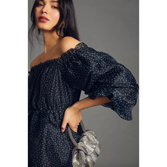 MARE MARE Tiered Strapless Mini Dress Size Large NWT - Picture 4 of 9